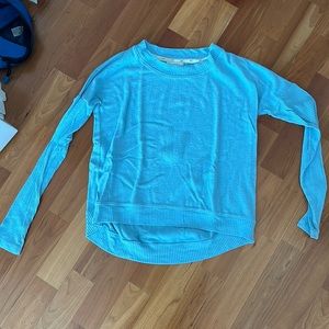 Super soft blue stem sweater